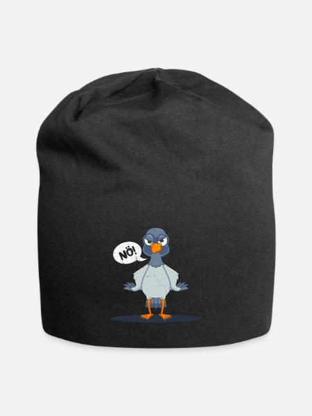 Taubenliebhaber Nö! Taubenfreunde Tauben Shirts - Jersey-Beanie - Schwarz