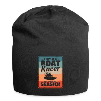 Désolé, je ne peux pas, je suis trop occupé Bateau de course Airboat - Bonnet en jersey - noir - Devant