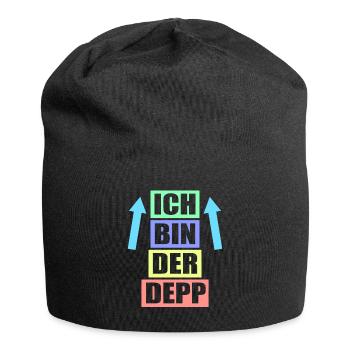Junggesellenabschied Poltern Polterabend JGA - Jersey-Beanie - Schwarz - Vorne