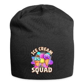 Escouade de crème glacée - Bonnet en jersey - noir - Devant