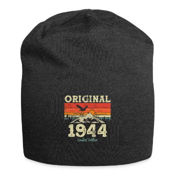 Geburtstagsgeschenk 1944 - Jersey-Beanie - Anthrazit - Vorne