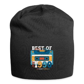 33rd Birthday Man July Vintage 1990 Cassette - Jersey Beanie - black - Front
