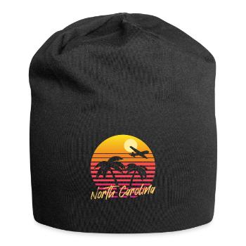 Caroline du Nord - Bonnet en jersey - noir - Devant