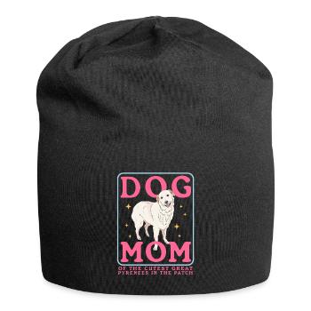 Chien de montagne des Pyrénées Maman Chiens Chien Chien Propriétaire Cadeau - Bonnet en jersey - noir - Devant