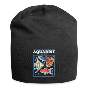 Aquarium Aquariist Aquaristics Ornemental Fish Gift - Bonnet en jersey - noir - Devant