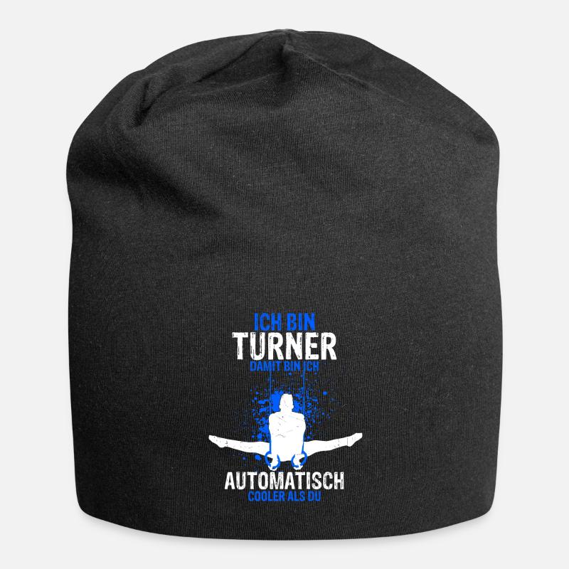 Ich Bin Turner Damit Bin Ich Automatisch Cooler Tu - Jersey-Beanie - Schwarz