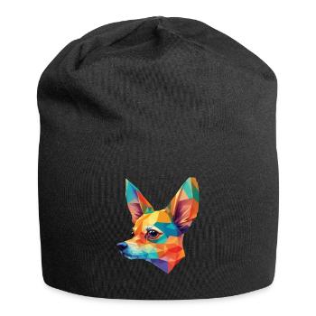 Chihuahua Polygon Art Dogs Design Dog Breed - Bonnet en jersey - noir - Devant