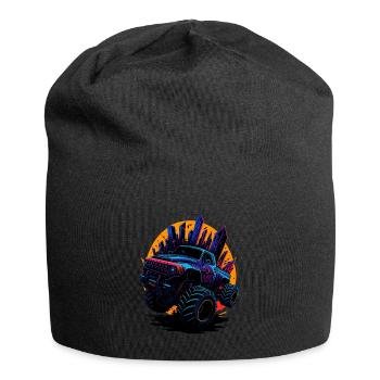Monster truck - Bonnet en jersey - noir - Devant