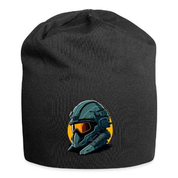 Military aircraft hull - Jersey Beanie - black - Front