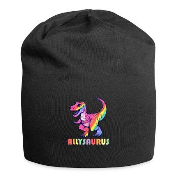 Allysaurus Dino LGBT Transgender Dinosaur Lover - Bonnet en jersey - noir - Devant