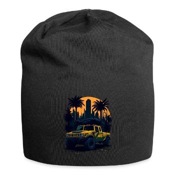 Aventure hors route | 4x4 - Bonnet en jersey - noir - Devant