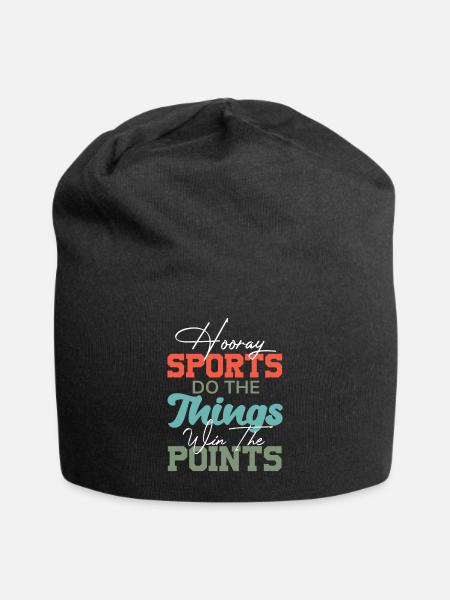 Ironic Sports Mom Hooray Sports - Jersey Beanie - black