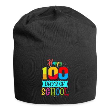 Happy Hundred Days Of School - Jersey Beanie - black - Front