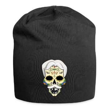Abuelo Grandpa Grandparents Day Día De Los Muertos - Jersey Beanie - black - Front