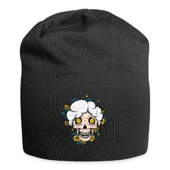 Grands-parents Abuela Grand-mère Papa Día De Muertos - Bonnet en jersey - noir - Devant