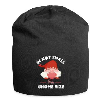 Je ne suis pas petit je suis de taille gnome - Bonnet en jersey - noir - Devant
