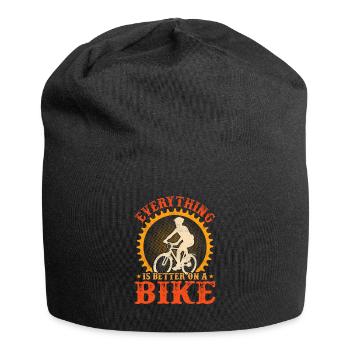 Cyclist Bike Rider Bicycle Riding Mountainbike - Jersey Beanie - black - Front