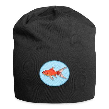 Aquarium Goldfish Aquarist Gift - Jersey Beanie - black - Front