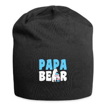 Papa Bear - Jersey Beanie - black - Front
