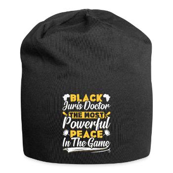 Doctorate Degree great - Jersey-Beanie - Schwarz - Vorne