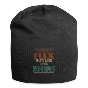 Schwarzer Humor - Jersey-Beanie - Schwarz - Vorne