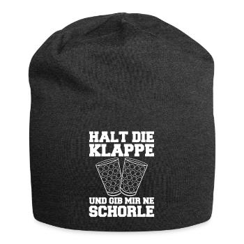 Pfalz Pfälzer Rheinland Pfalz Schorle - Jersey-Beanie - Anthrazit - Vorne