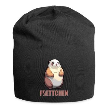 Fettchen Frettchen - Jersey-Beanie - Schwarz - Vorne