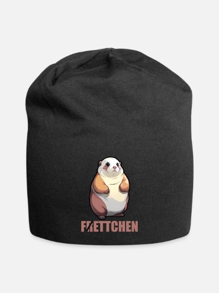 Fettchen Frettchen - Jersey-Beanie - Schwarz