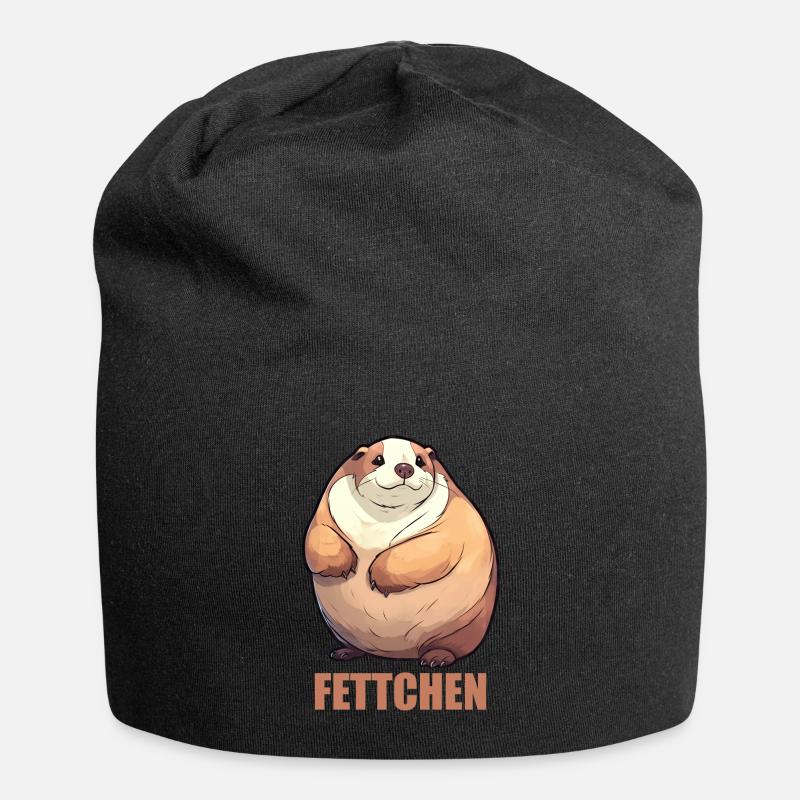Fettchen Frettchen - Jersey-Beanie - Schwarz