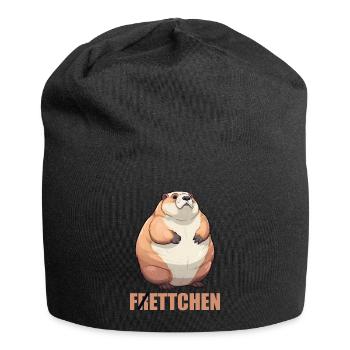 Fat ferret - Jersey Beanie - black - Front