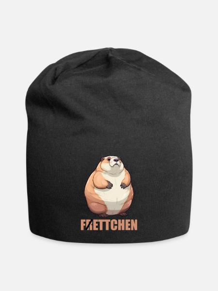 Fettchen Frettchen - Jersey-Beanie - Schwarz