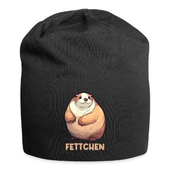 Fat ferret - Jersey Beanie - black - Front