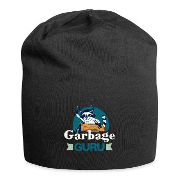 Amateur de raton laveur collecte des ordures - Bonnet en jersey - noir - Devant