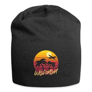 Wisconsin - Jersey-Beanie - Schwarz - Vorne