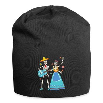 Dia de Los Muertos Dance Mexico - Jersey Beanie - black - Front