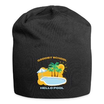 Goodby School Hello Pool - Bonnet en jersey - noir - Devant