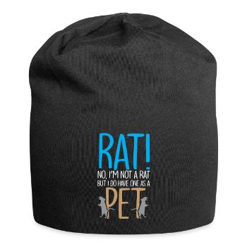 Rat! No, I'm not a rat, but I have - Jersey Beanie - black - Front