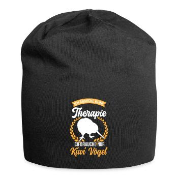 Brauche nur Kiwi Vogel Neuseeland - Jersey-Beanie - Schwarz - Vorne