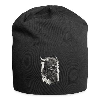 Wikinger Krieger Walhalla Nordischer Krieger - Jersey-Beanie - Schwarz - Vorne