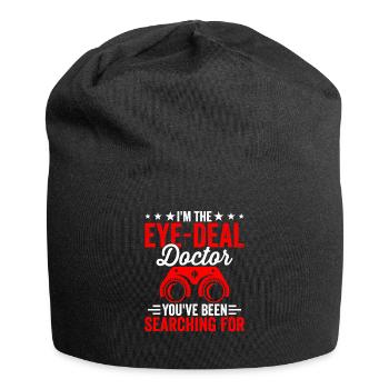 Augenarzt Augenarzt Augenoptiker Ophthalmologie - Jersey-Beanie - Schwarz - Vorne