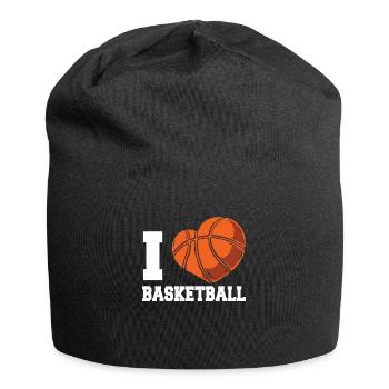 Ich Liebe Basketball Team Basketballspieler - Jersey-Beanie - Schwarz - Vorne