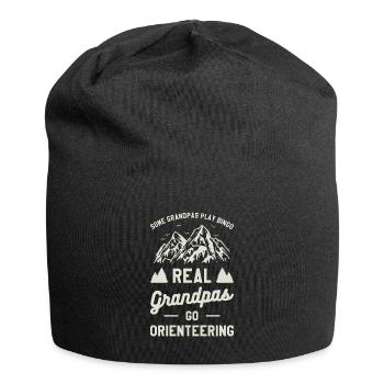 Manche Opas spielen Bingo Echte Opas Go - Jersey-Beanie - Schwarz - Vorne