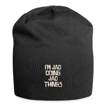 I'm Jad doing Jad things - Jersey-Beanie - Schwarz - Vorne