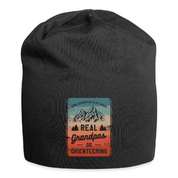 Manche Opas spielen Bingo Echte Opas Go - Jersey-Beanie - Schwarz - Vorne