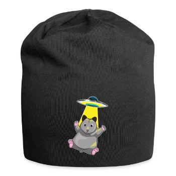Hamster Spaceship Space - Bonnet en jersey - noir - Devant