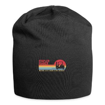 Forklift driver more than a profession Telehandler - Jersey Beanie - black - Front