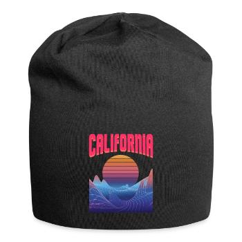 Californie - Bonnet en jersey - noir - Devant