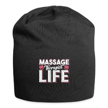 Massage Therapist Massage Therapist Life - Jersey Beanie - black - Front