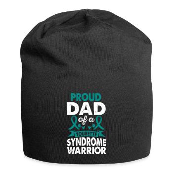Vater Des Tourette-syndroms Warrior Awareness - Jersey-Beanie - Schwarz - Vorne