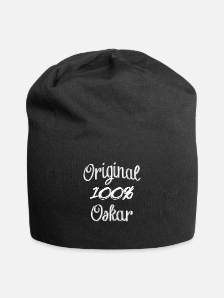 Original 100% Oskar - Jersey-Beanie - Schwarz